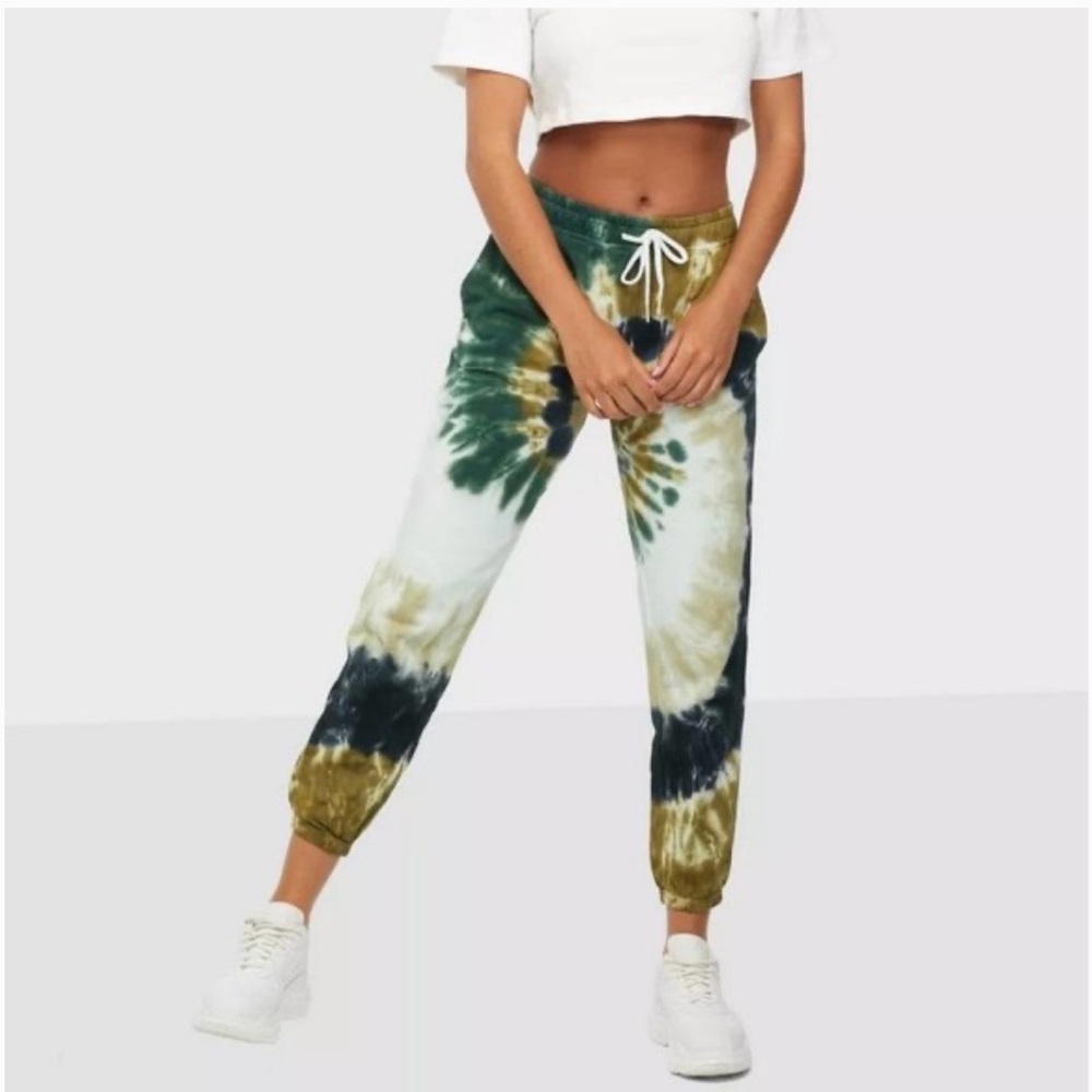Polo Ralph Lauren Forest Spiral Tie Dye Fleece Joggers XS Sweatpants